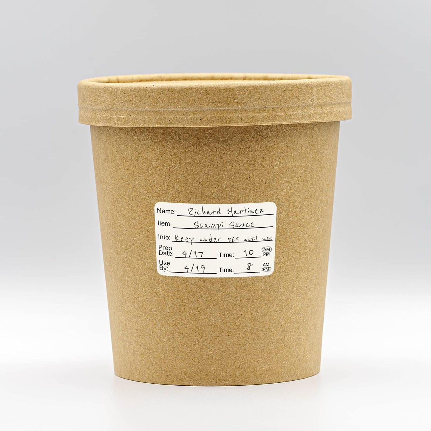 Restaurant Quality Shelf Life Labels / 500 Meal Prep Stickers/Use by Removable Labels / 2" x 3" Food Organization Sticker/Made in The USA