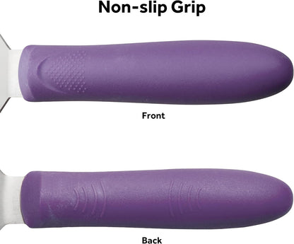 Winco 8" x 3" Purple Griddle Turner