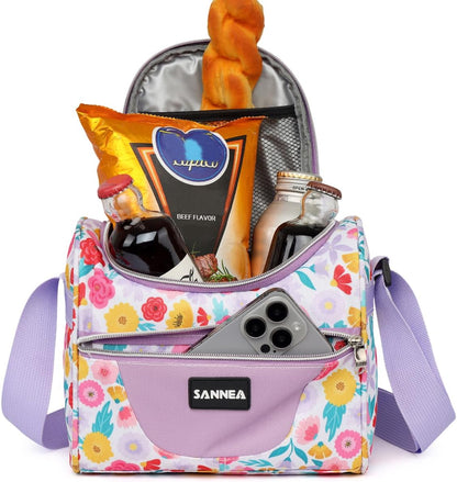Lunch Bag for Kids Coole Lunch Box Tote for Women Girls Boys Children Student Insulated Bento Bag for School Work Picnic Outdoor Activities