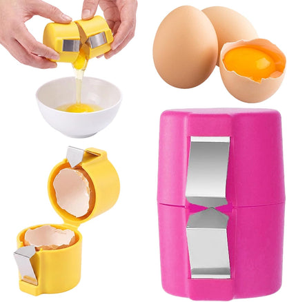 2026 New Egg Shell Opener, Egg Separator Egg Cracker Tool for Raw Eggs