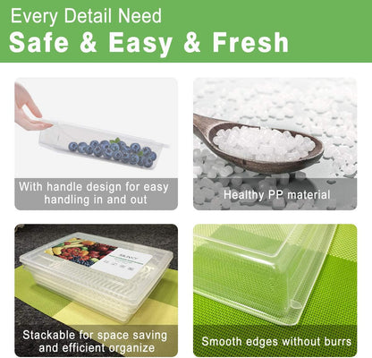 SILIVO Snackle Box Container - 9 Compartment Portable Divided Serving Tray with Lid and Handle,Clear Snack Organizer for Candy, Fruits, Nuts, Snacks - Perfect for Party, Travel and Entertaining