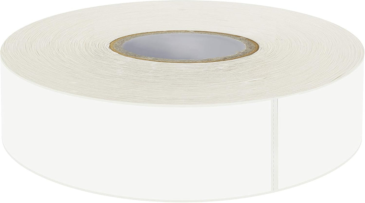 1000 Removable Food Labels, Water/Oil/Tear Resistant Blank Stickers with Perforation Line for Food Containers, Freezer, Fridge, Jars, Pantry, Organization (1” x 2”)