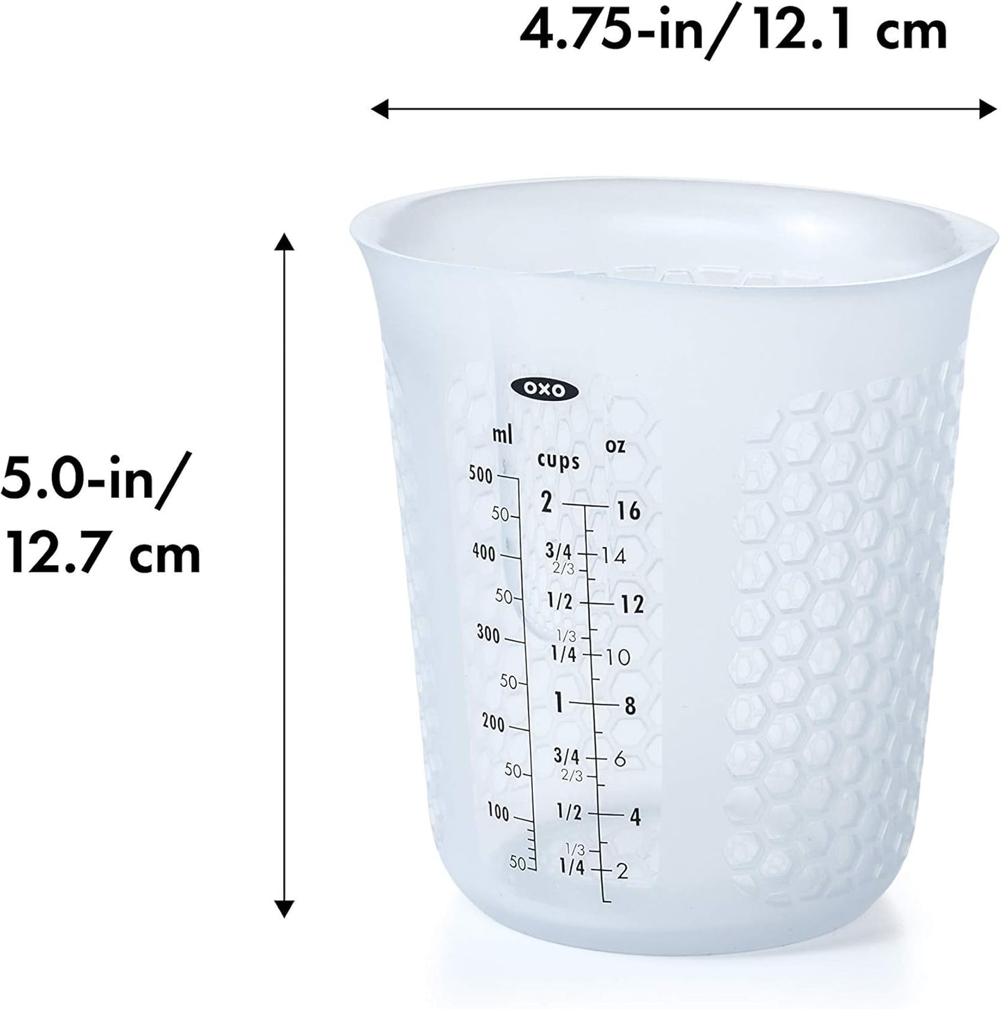 OXO Good Grips 3 Piece Squeeze & Pour Silicone Measuring Cup Set