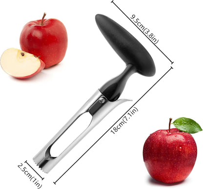 Apple Corer, Ergonomics Handle with Sharp Serrated Blade Core Remover Tool