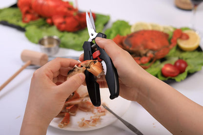 6 Pack Seafood cracker/scissors,crab cracker,seafood Picks/Forks