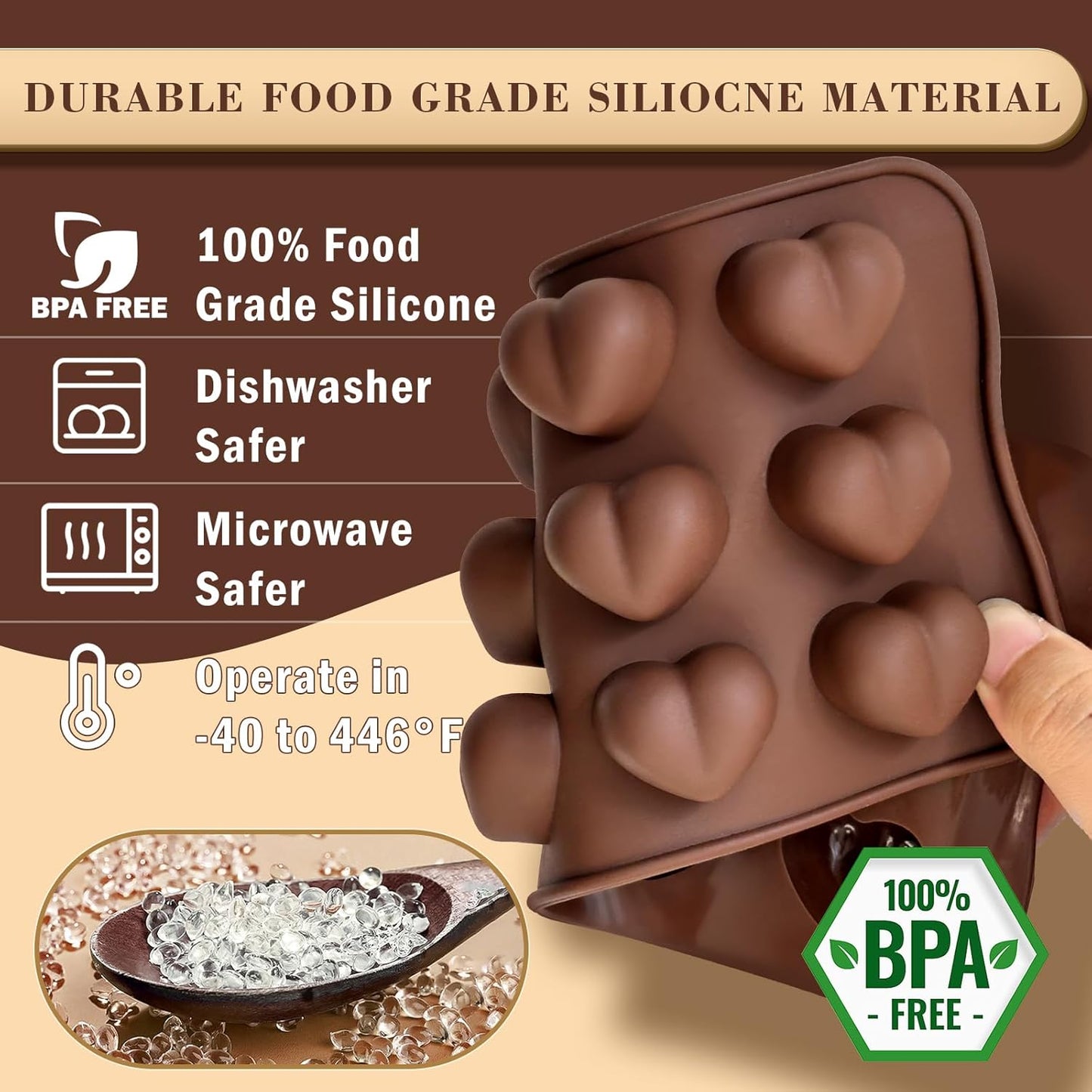 HKNMTT Silicone Muffin Pan for Baking, Cupcake Egg bites Brownie Mold 12 Cup Regular Size, Oven Safe BPA Free kitchen Appliances