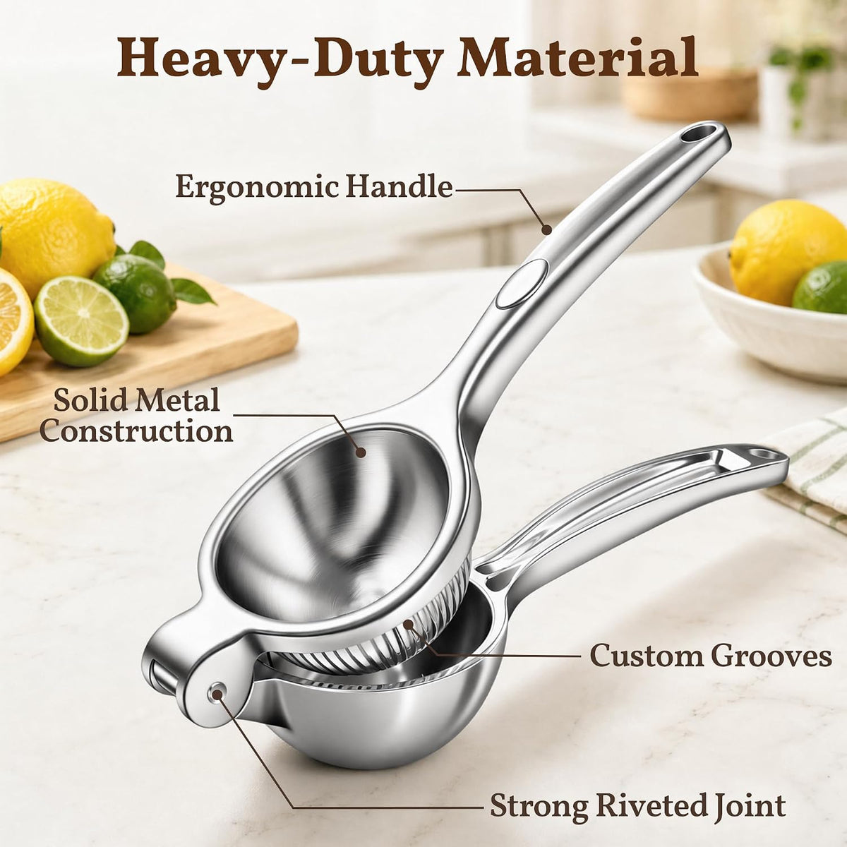 Lemon Squeezer, Easy-Press, Manual Juicer for Limes, Citrus