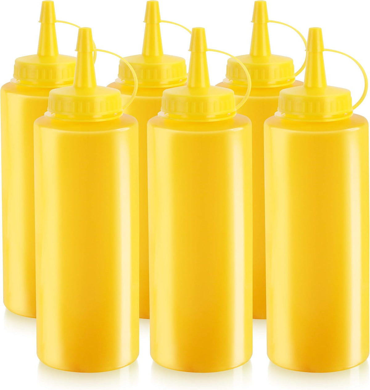New Star Foodservice Squeeze Bottle, 12 oz, Red
