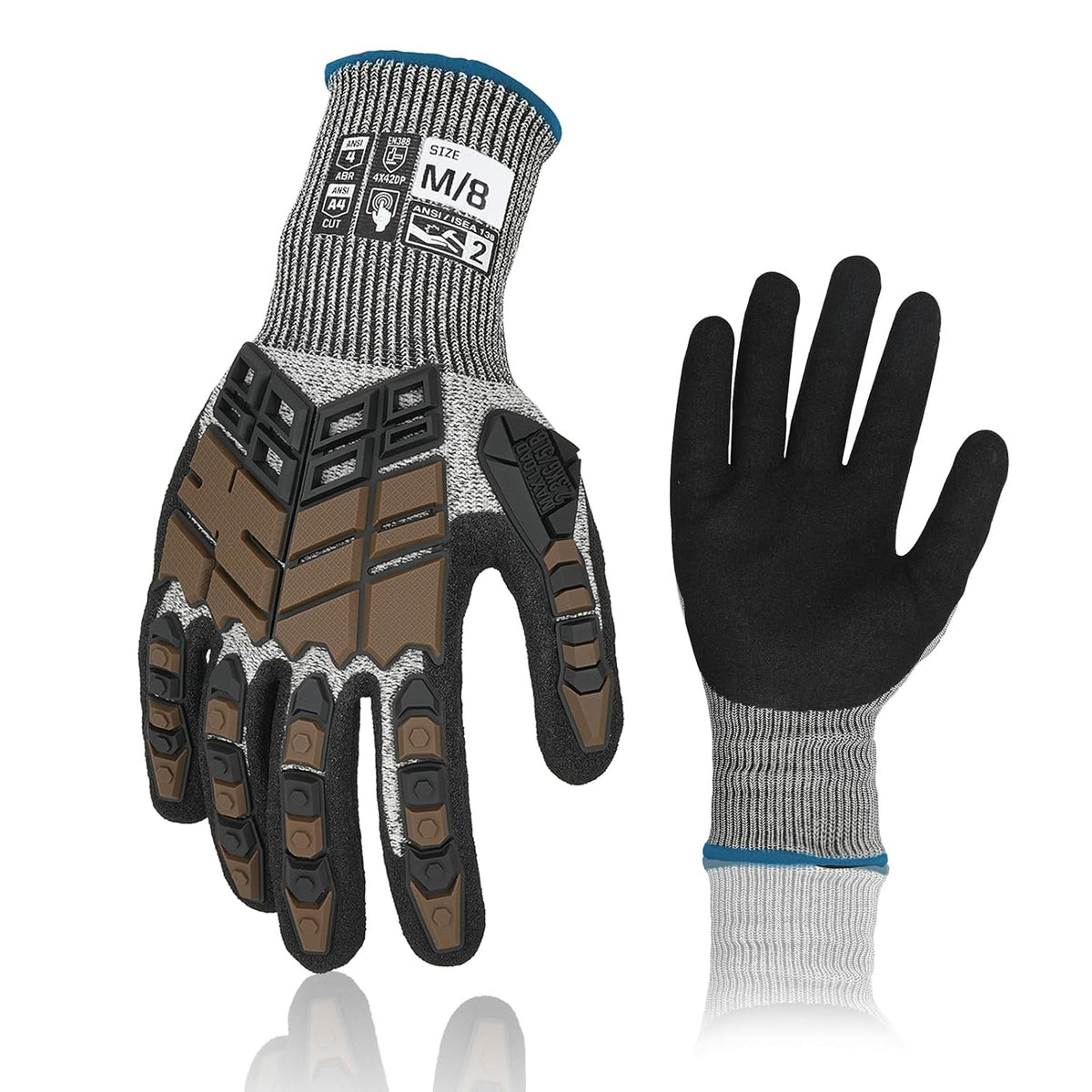 Safety Work Gloves,Impact Gloves for Men Women