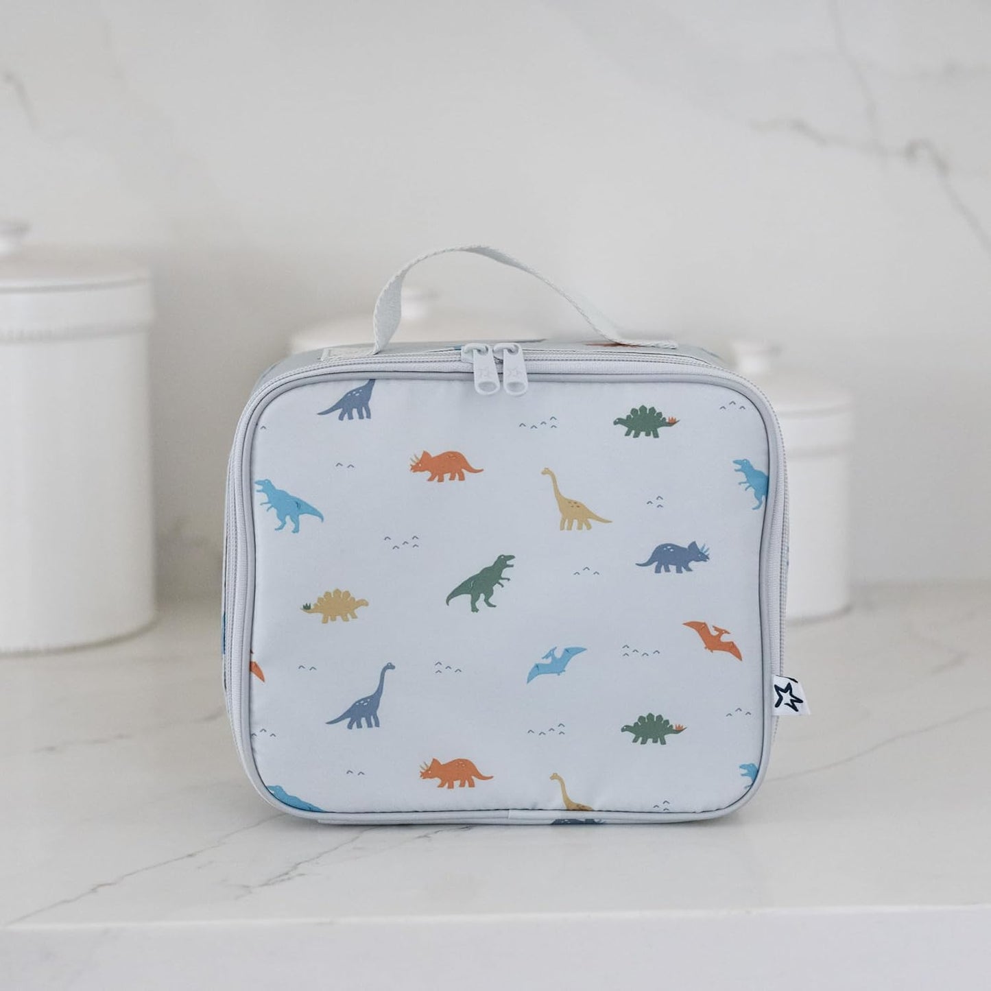 Tiny Twinkle Insulated Lunch Box for Girls and Boys | Durable and Reusable for School & Travel | Ages 3 and Up | Waterproof and Easy to Clean | PFAs and BPA Free（Boho Rainbow）
