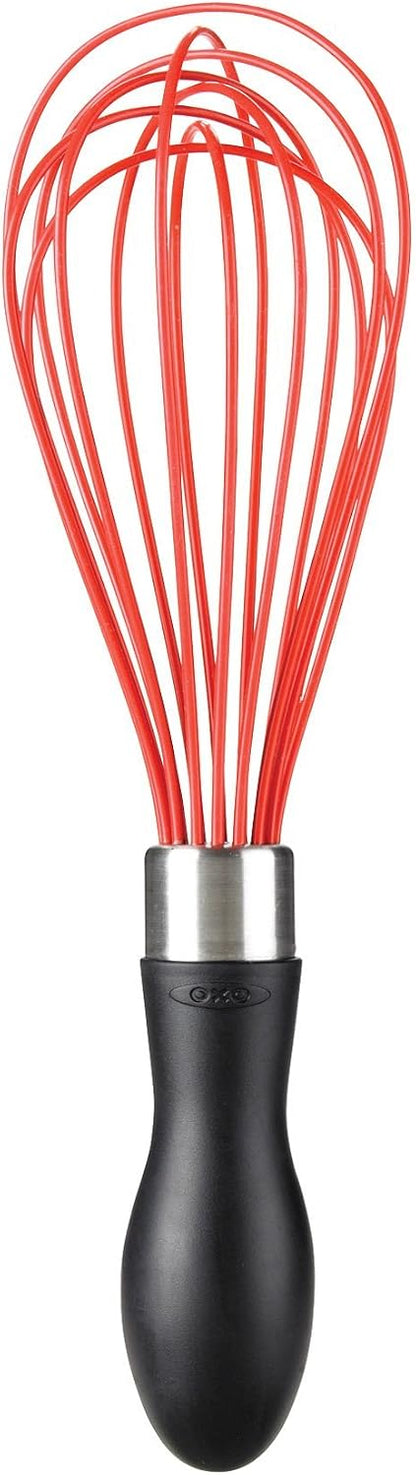 OXO Good Grips 9-Inch Silicone Whisk - Red