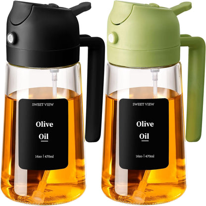 SWEET VIEW Olive Oil Sprayer for Cooking 16oz/470ml