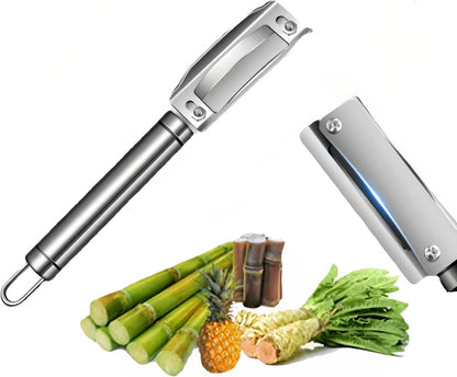Heavy Duty Vegetable Peeler with Ultra Sharp Thick n Strong Blade for Butternut Squash Sugar cane Asparagus,Easy to peeling hard skin of fruits and vegetable