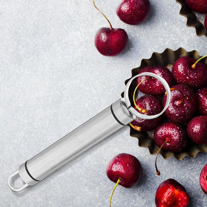 Hemoton 2 Pcs Stainless Steel Fruit Vegetable Corer Set