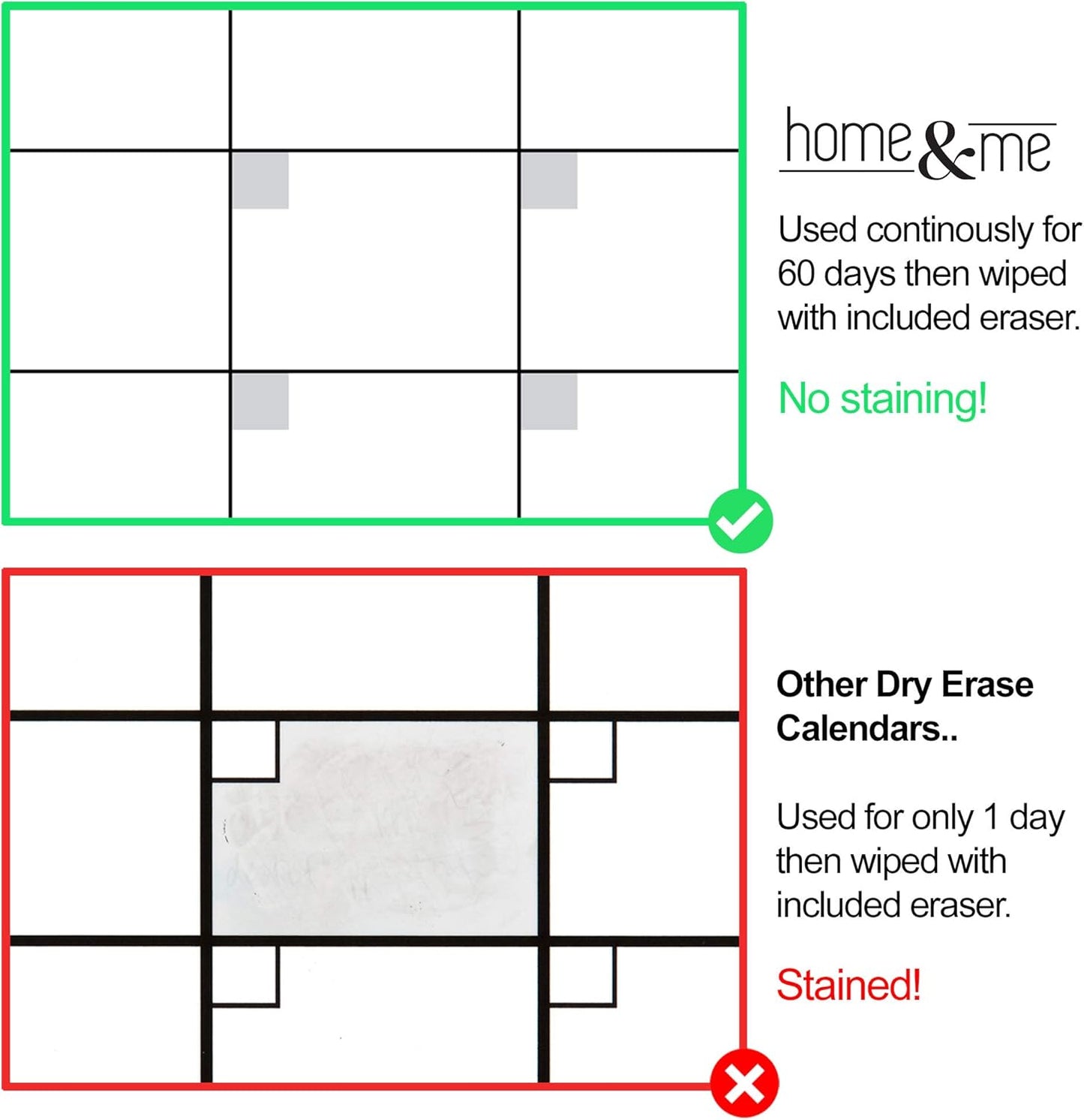 Cinch! Magnetic Calendar Bundle of 3 - Monthly, Weekly, Daily Planning Dry Erase Boards for Fridge - Magnetic Fridge Calendar Whiteboard Set with 6 Fine Tip Markers, Large Eraser, and Magnets