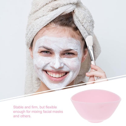 Silicone Mixing Bowl Set 8X5CM Odorless Anti-Drop Prep Bowl for Home Use for Facial Masks and Measuring Ingredients