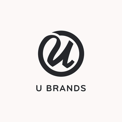 U Brands Framed Magnetic Weekly Calendar Dry Erase White Board, Office Supplies, Black Frame, with Marker, Magnet, 11” x 18”