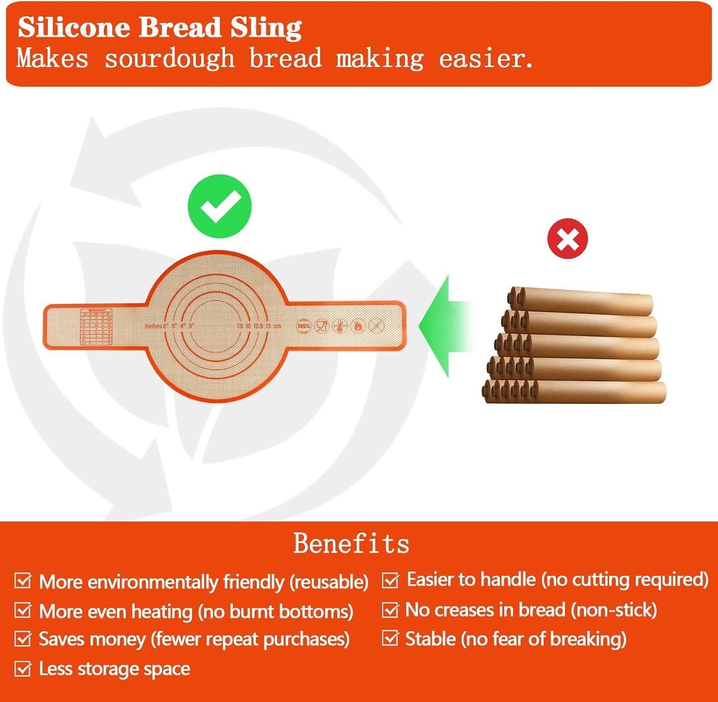 UBeesize Oversize Silicone Baking Mat, 23.6x31.5 Inch Non Stick Pastry Mat with Measurements, XXL Large Nonslip Counter Mat, Fondant/Pie Crust Mat for Making Cookies Macarons Bread Baking Supplies