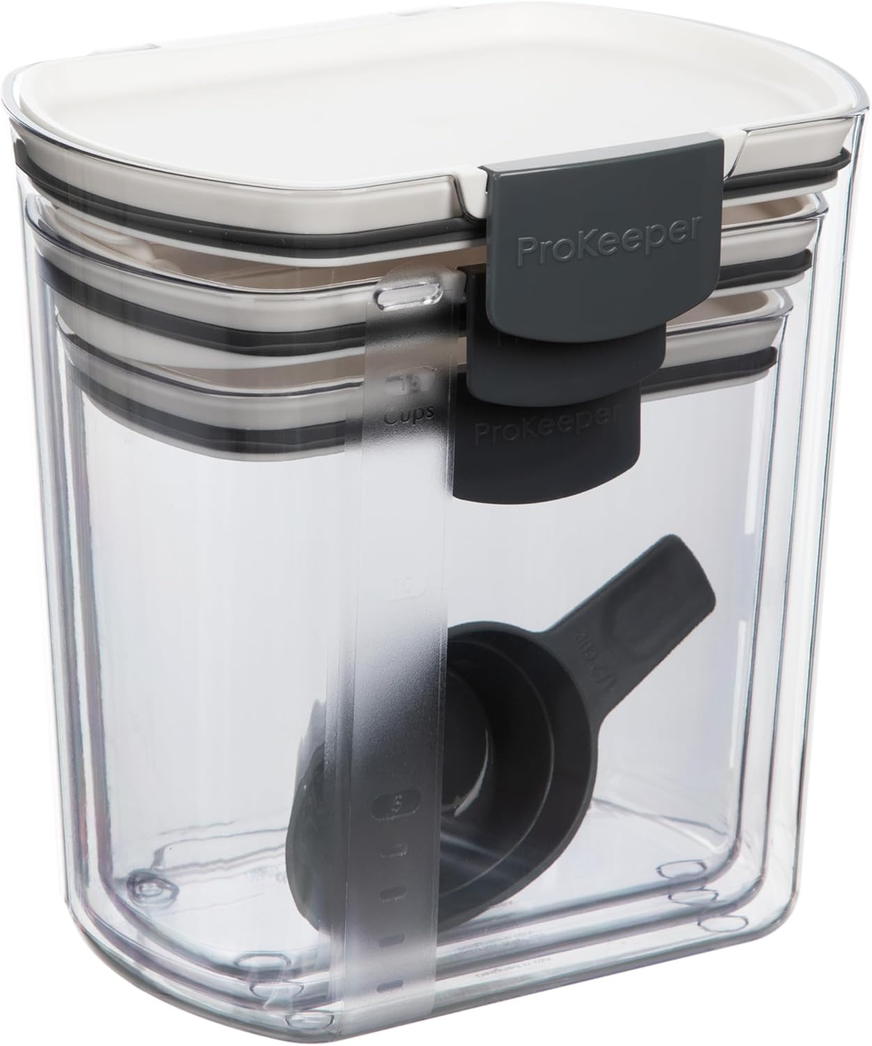 ProKeeper Flour Storage Container, 4-Quart, BPA-Free Plastic, Dishwasher Safe