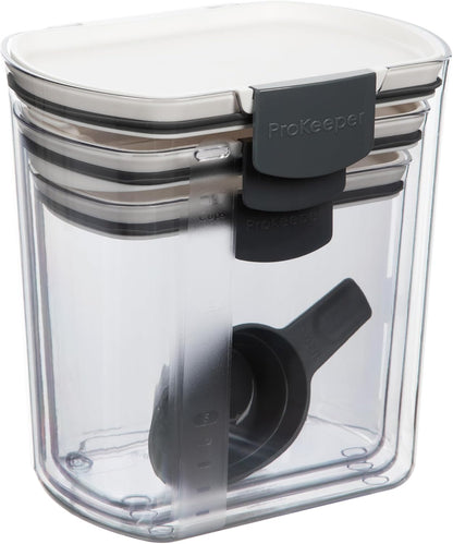 ProKeeper Flour Storage Container, 4-Quart, BPA-Free Plastic, Dishwasher Safe