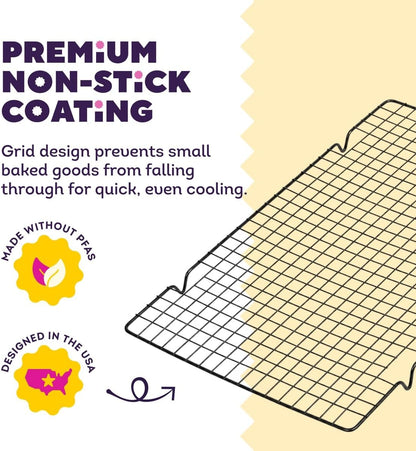 Wilton Gold Non-Stick Cooling Grid, Made Without PFAS, 16 x 10 in.