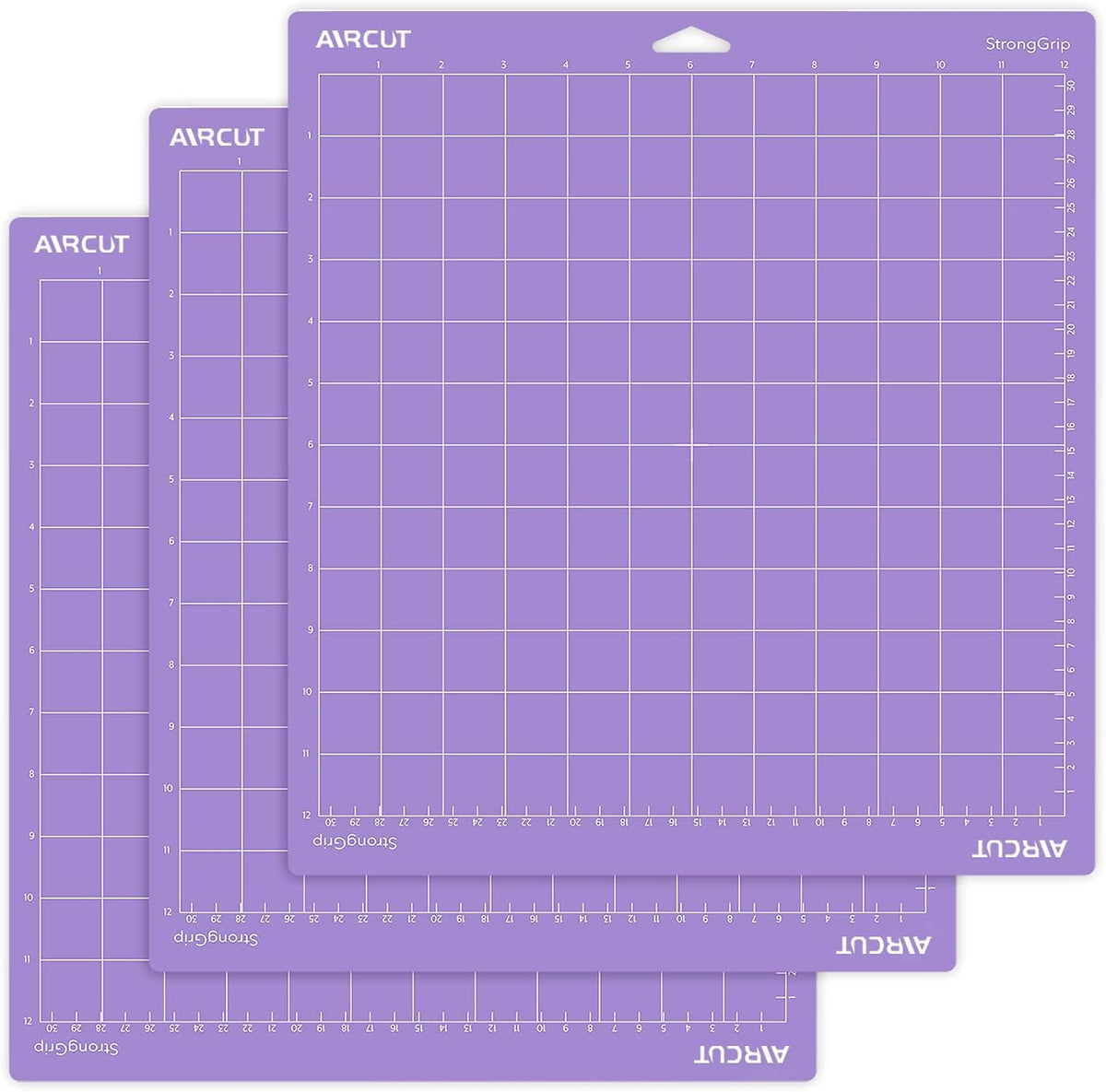 AIRCUT Cutting Mat for Cricut Maker and Explore Series, Blue Grip Mats