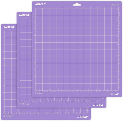 AIRCUT Cutting Mat for Cricut Maker and Explore Series, Blue Grip Mats
