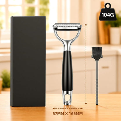 Ultra-Sharp Vegetable Julienne Peeler for Salad: Shreds in Seconds