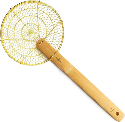 5" Round Brass Spider Strainer Sunrise Kitchen Supply