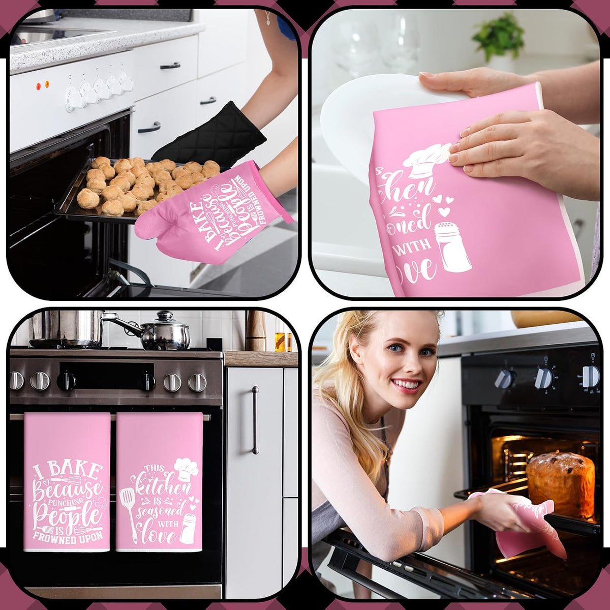 Sratte 6 Pcs Farmhouse Kitchen Decor Accessories Set