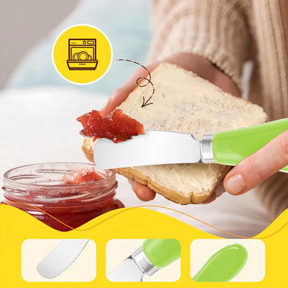 Butter Spreader Knife Set, 2 Pack Butter Knives and Cheese Knives