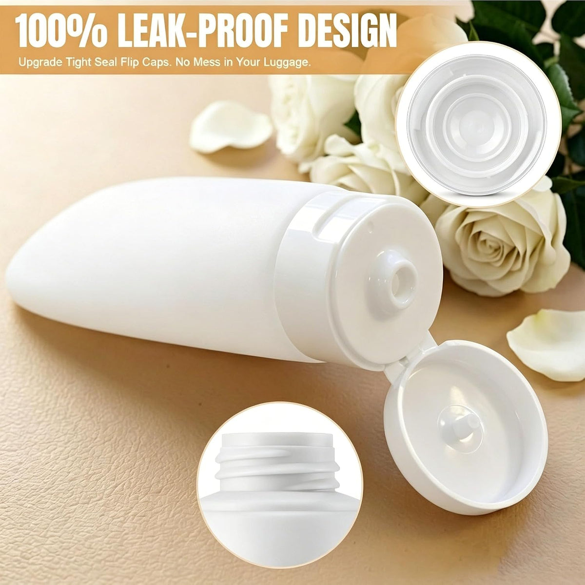 DEWSENSI 20 Pack Travel Bottles Set for Toiletries