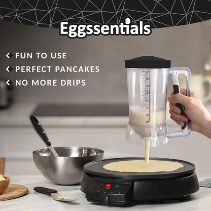Eggssentials Pancake Batter Dispenser with Squeeze Handle Pancake Dispenser