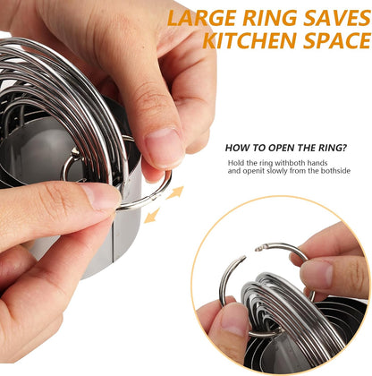 Round Cookie Cutters (2, 3, 3.5, 4, 5, 6 Inch) Biscuit Cutter Set