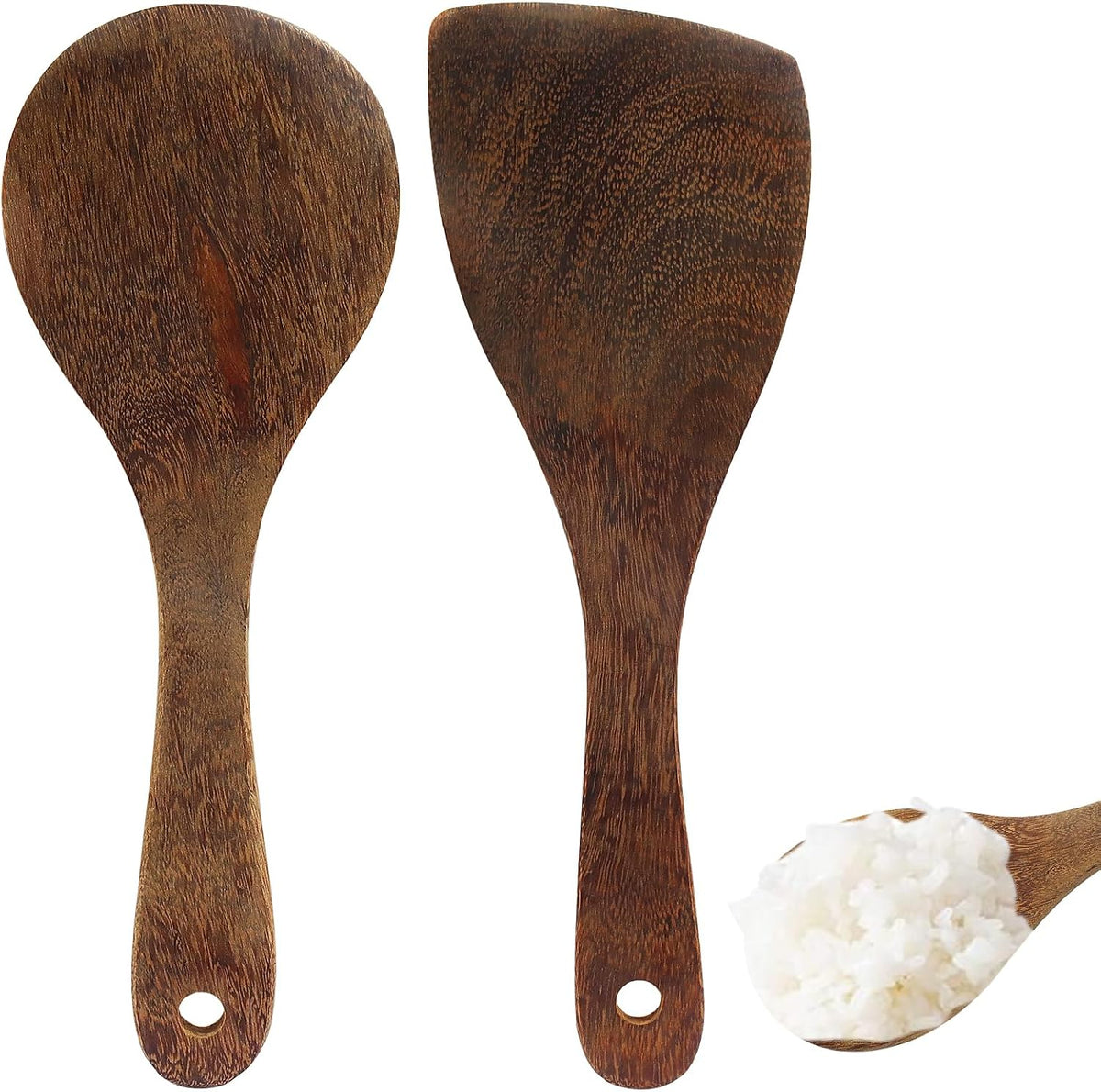 2-Piece Wooden Spoon Set