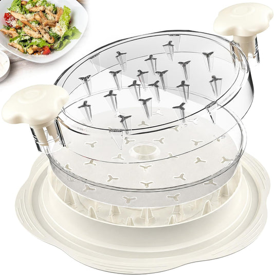 Chicken Shredder Tool Twist with Removable Inner Tray for Chicken Pork Beef