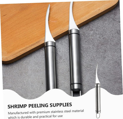 Shrimp Deveiner Tool and Peeler Set Multifunctional Shrimp Deveining Tool