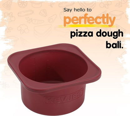 PLUS 1000ml Pizza Dough Proofing Containers, 2-Pack, Green