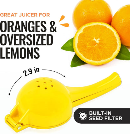 Zulay Kitchen Metal Orange Squeezer