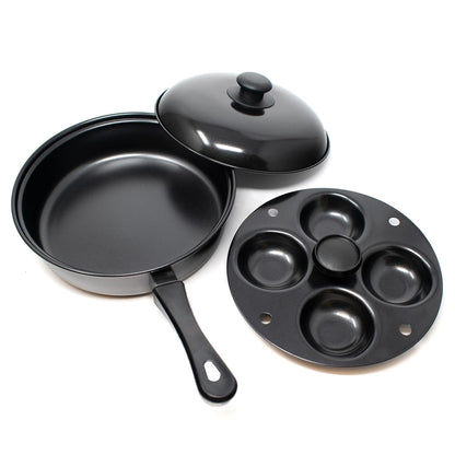 Norpro Nonstick 4-Egg Poacher Skillet with Removable Poaching Frame