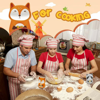 Amylove 4 Pcs Cute Mechanical Kitchen Timer Forest Animals 60 Minutes