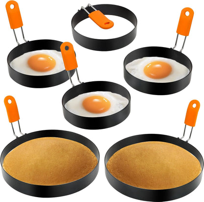 Egg Ring Pancake Ring Set 6 Pcs Stainless Steel