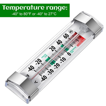 8Pack Refrigerator Freezer Thermometer, Waterproof Refrigerator Thermometer