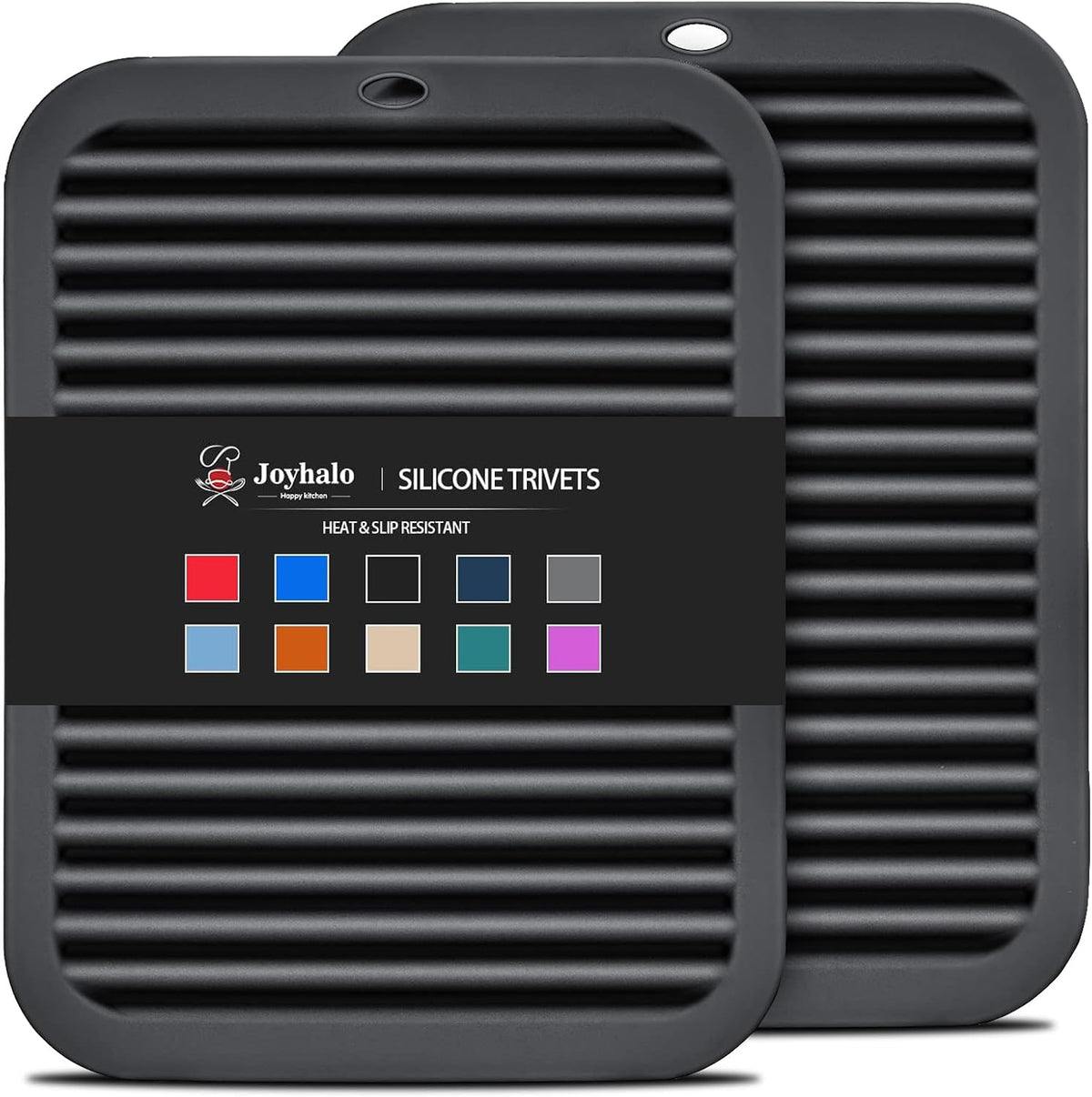 Joyhalo 4 Pack Trivets for Hot Dishes