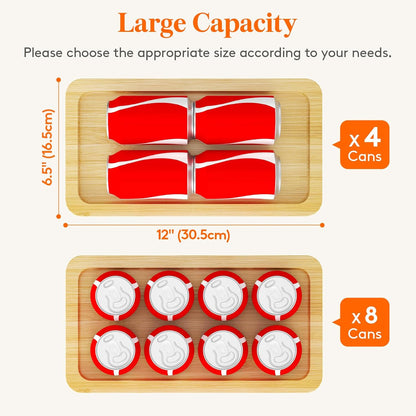 Lifewit 3 Tier Bamboo Serving Tray for Party Supplies, 30 x 17 cm/12" x 6.5" Platters for Serving Food, Reusable Trays with Gold Metal Display Stand for Veggie, Fruit, Cookies, Dessert