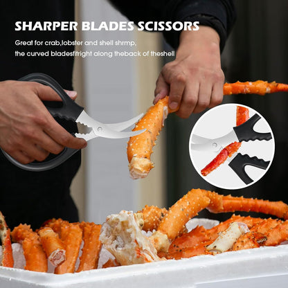 Crab Crackers and Tools,18-Pieces Seafood Tools Set