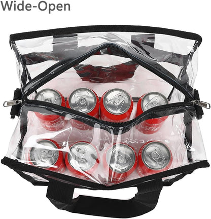 FlowFly Insulated Lunch Cooler Bag - Tote Bag Organizer for Women/Men, Black - Colors A