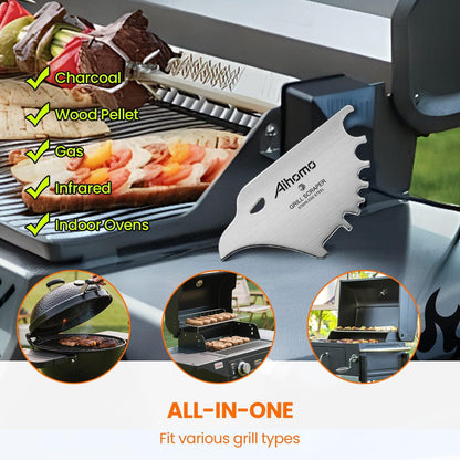 Eagle Grill Scraper Stocking Stuffers, Bristle-Free BBQ Scraper Kitchen Gadgets, Grill Cleaning Tool for Outdoor, Camping, White Elephant Gifts for Men