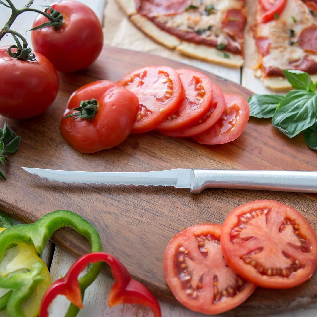 RADA Cutlery Tomato Slicer Knife (R126), Silver
