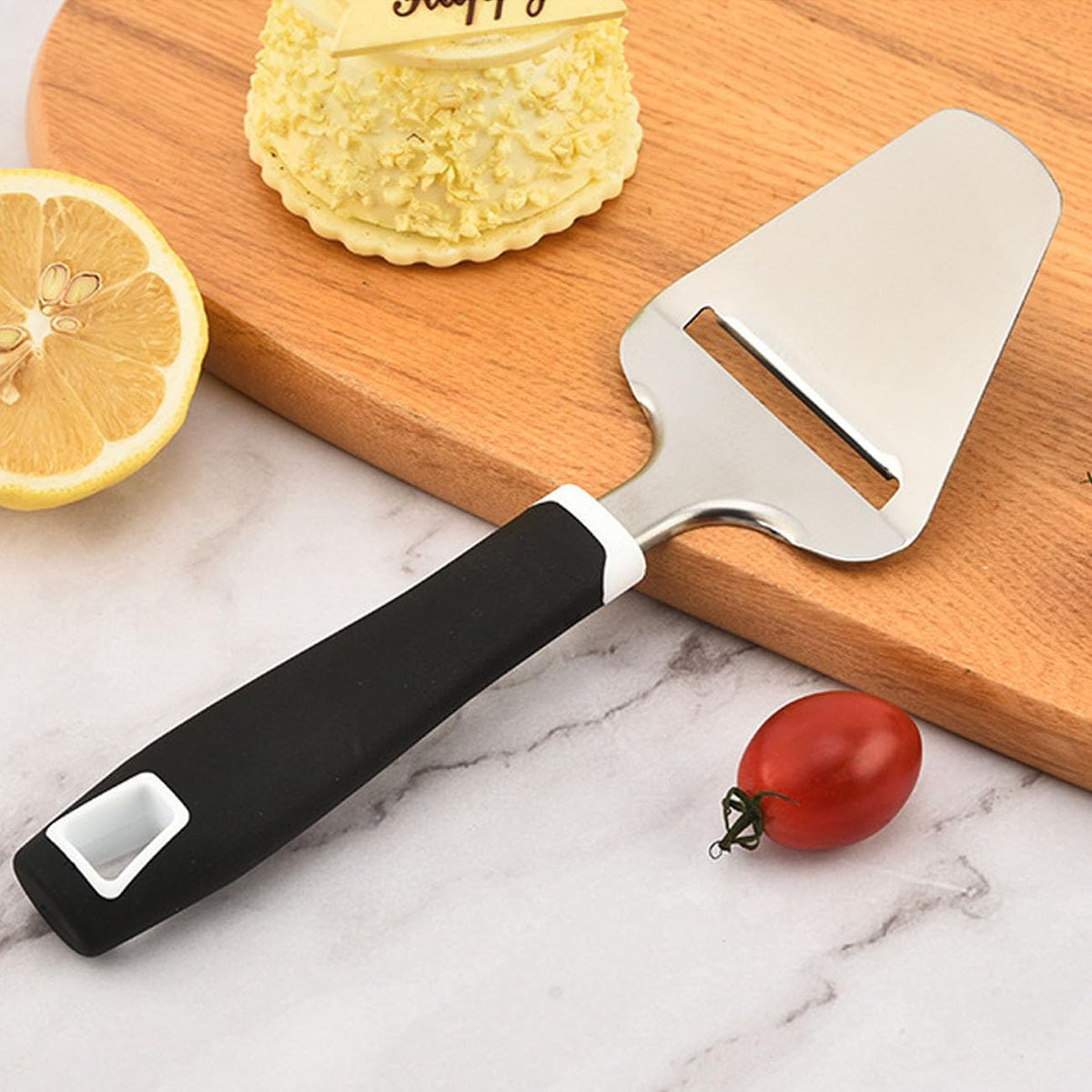 2 Pack Stainless Steel Cheese Zester Grater & Cheese Plane Spatula Handheld